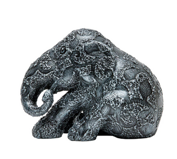 Elephant Parade Silver Clover Limited Edition Original 2016 Resin Figure 7"x6"